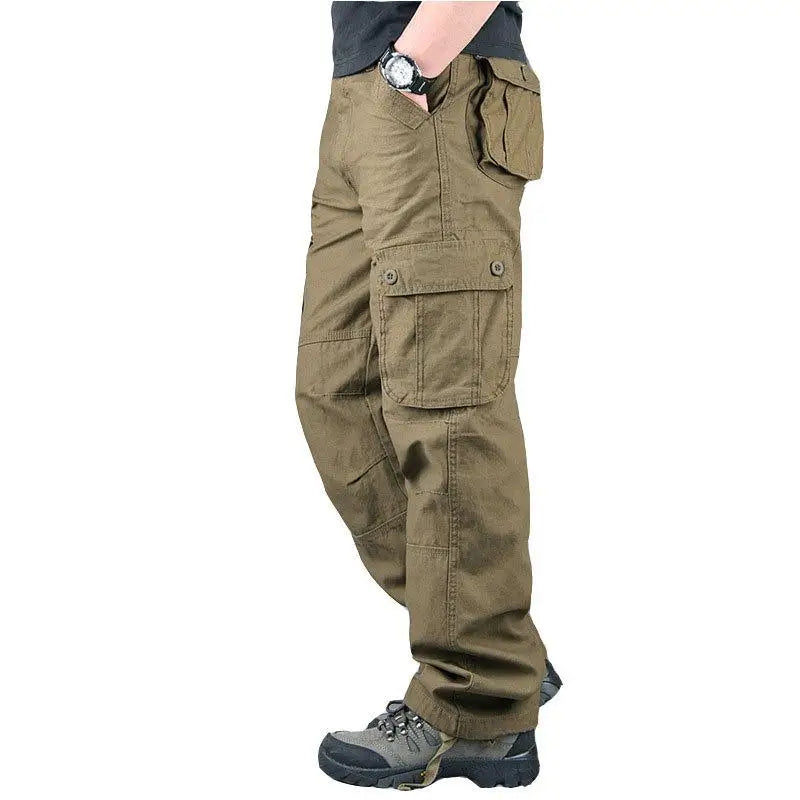 Tactical Cargo Pants Men Cotton Overalls Outdoor Work Trousers Big Size Hombre Clothing Camo Hiking Pants  Amaijoin