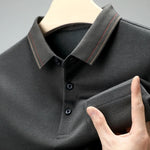 Load image into Gallery viewer, New Men&#39;s Casual Long Sleeve Polo Shirt Fashion Solid Color Top  Amaijoin
