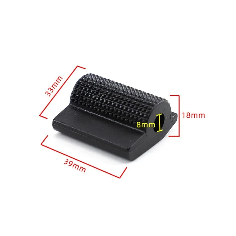 9mm Motorcycle Shift Gear Lever Pedal Rubber Cover Shoe Protector Foot Peg Toe Gel for Kawasaki Honda Yamaha Moto Accessories  Amaijoin