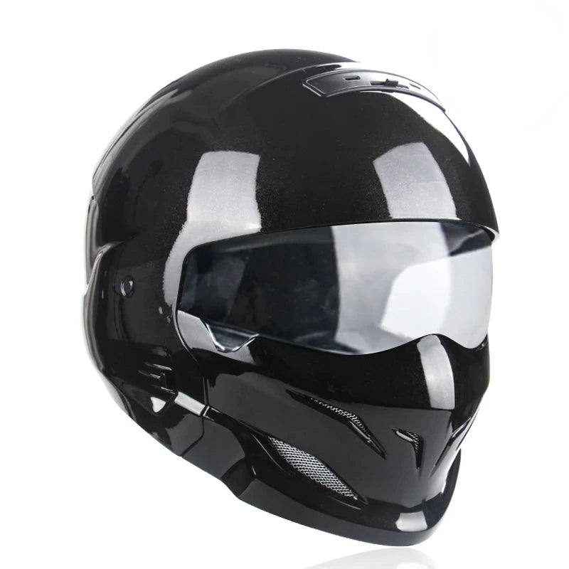 2022 Scorpion Helmet Detachable Multi-purpose Combination Helmet Motorcycle Locomotive Personality Half Predator Helmet  Amaijoin