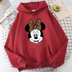 Load image into Gallery viewer, Disney Mickey Mouse Printed Hoodie Minnie Pattern Women&#39;s Sweatshirt Loose Long Sleeve Pullover Y2K Autumn Fleece Men&#39;s Hoodie  Amaijoin
