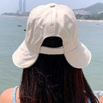 Load image into Gallery viewer, Bucket Hat Women Foldable Sunshade Sun Hats For Women Ladies Korean Fishing Hat Fisherman Cap Adjustable Rope Gorro Sunhat  Amaijoin
