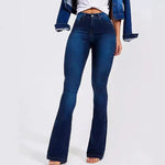 Load image into Gallery viewer, Spring new high-waisted slim-fit stretch bell-bottomed jeans for women  Amaijoin
