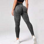 Load image into Gallery viewer, 2023 Women Leggings Washing Yoga pants Bubble Butt Push Up Fitness Legging High Waist Scrunch Tight Mujer Gym Seamless Legging  Amaijoin
