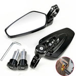 Load image into Gallery viewer, EAFC 1 Pair 7/8&quot; 22mm  Motorcycle Rearview Mirrors Universal Scooter Bar End Handlebar Mirror Rear View Mirror Accessories  Amaijoin
