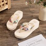 Load image into Gallery viewer, 2024 Fashion Women Flip Flops Summer Beach Platform Slippers Casual Outside Wedges Sandals Summer Women Shoes  Amaijoin
