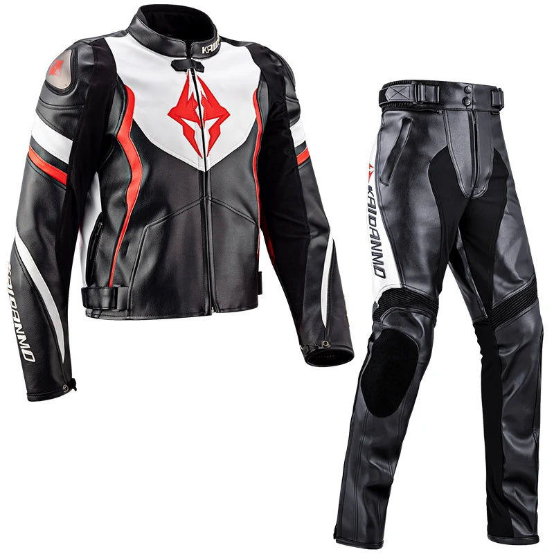 Motorcycle Coat Male Waterproof Winter Warm Racing Suit Four Seasons Motorcycle Female Windproof Rain And Fall Leather Motorcycl  Amaijoin