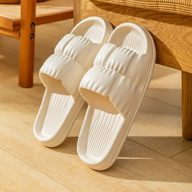 2024 Women Soft Sole Cloud Slippers Thick Platform Indoor Outdoor Beach Sandals Summer EVA Non Slip Flip Flops  Amaijoin