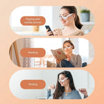 Load image into Gallery viewer, Foreverlily Eye Massager Relieves Eye Fatigue Eyes Massage Glasses Eye Fatigue Relief Massager Under-Eye Glasses Massager  Amaijoin
