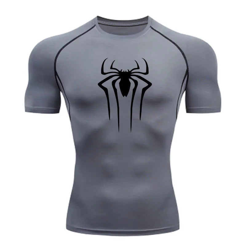 New Compression Shirt Men Fitness Gym Super Hero Sport Running T-Shirt Rashgard Tops Tee Quick Dry Short Sleeve T-Shirt For Men  Amaijoin