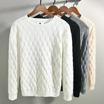 Load image into Gallery viewer, SS9812 Autumn Winter High Quality Knitted Pullovers Warm Solid Color Men&#39;s Sweaters Slim Soft O-neck Basic Comfortable Male Tops  Amaijoin
