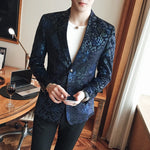 Load image into Gallery viewer, Fashion Casual Two Buttons Blazers For Men Luxury Draping Cutting Banquet Party Suits Soft Comfortable Gentleman Terno Masculino  Amaijoin
