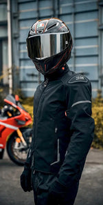 Load image into Gallery viewer, Motocross Jacket Motorcycle Jackets Reflective Men&#39;s Moto Jacket Wear-resistant Clothes Anti-fall Motorcycle Equipment Winter  Amaijoin
