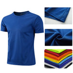 Load image into Gallery viewer, Men Women Quick Dry Short Sleeve Sport T Shirt Gym Jerseys Fitness Shirt Trainer Running T-Shirt Teenager Breathable Sportswears  Amaijoin
