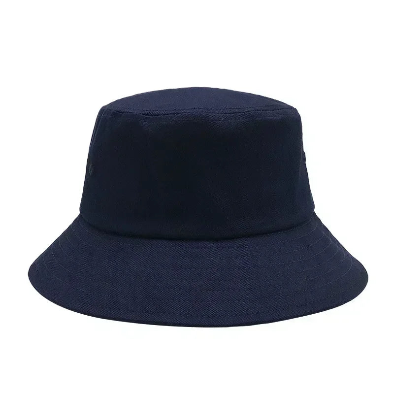 Big Head Man Large Size Bucket Hats Boy 60-63cm Plus Size Summer Fisherman Cap Women‘s 54-57cm Pure Cotton Panama UPF50+ Sun Hat  Amaijoin