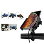 Load image into Gallery viewer, Motorcycle Phone Holder Wireless Charger Moto Motorbike Mirror Mobile Stand Support USB Fast Wireless Charging Cellphone Mount  Amaijoin
