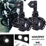 Load image into Gallery viewer, Upgrade Brighter Lamp For BMW R1200GS F800GS F700GS F650 K1600 Motorcycle Fog Light Auxiliary Lights 40W 6000K  Amaijoin
