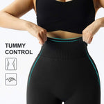 Load image into Gallery viewer, 2023 Seamless Knitted Fitness GYM Pants Women&#39;s High Waist and Hips Tight Peach Buttocks High Waist Nude Yoga Pants  Amaijoin
