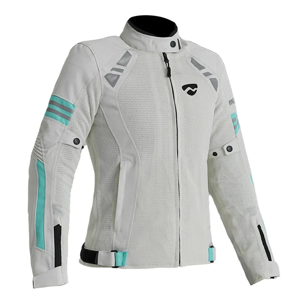 Motorcycle Jacket Women Four Seasons Motorcycle Racing Jacket CE Certification Protection Riding Clothing Removable Lining  Amaijoin