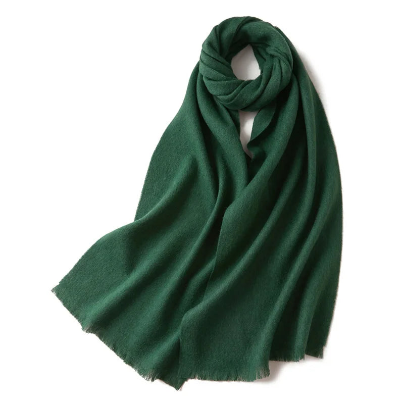 JulyPalette 100% Pure Cashmere Warm Scarf Women Winter Autumn Short Tassle Wool Wrap Pashmina Shawl Cashmere Scarves for Ladies  Amaijoin