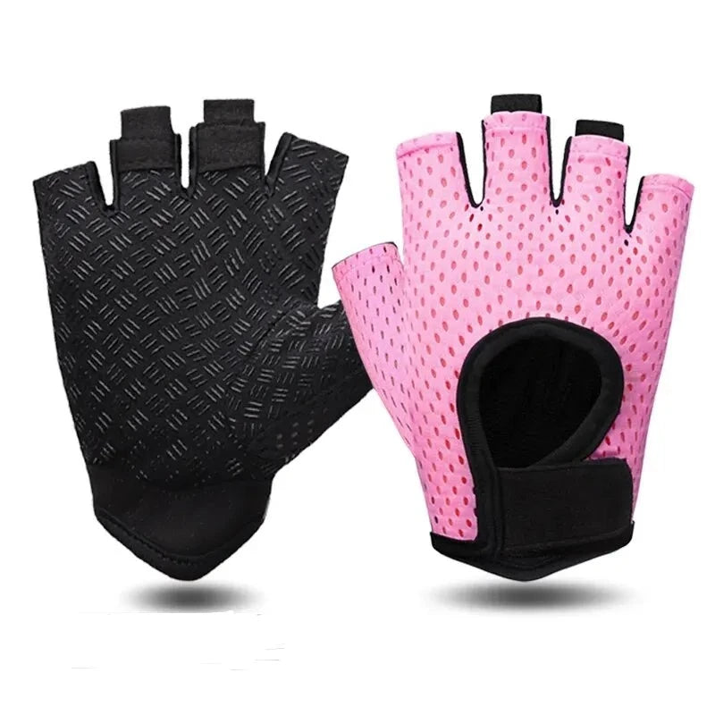 1 Pair of Fitness Gloves Suitable for Men and Women Running, Hiking, Weightlifting, Anti Slip, Breathable Outdoor Cycling  Amaijoin