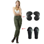 Load image into Gallery viewer, Women Motorcycle Pants Four Seasons Locomotive Jeans Wearable Motocross Pants Moto Motorbiker Biker Riding Pants Pantalon Moto  Amaijoin
