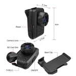 Load image into Gallery viewer, Mini Body Camera with 1080P HD Recording, Back Clip, Camcorder, Video Recorder with IR Night Vision, Body Cam for Home No Batter  Amaijoin
