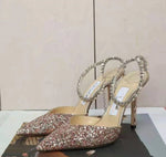 Load image into Gallery viewer, Sapatos de Salto Alto Bridal Cristal  Amaijoin
