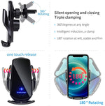 Load image into Gallery viewer, Automatic 30W Car Wireless Charger Magnetic Mount Phone Holder Air Vent for iPhone 11 12 13 14 Pro Max Samsung S22 Fast Charging  Amaijoin
