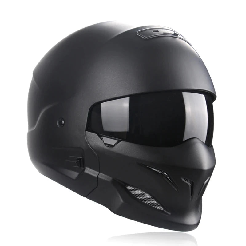 2022 Scorpion Helmet Detachable Multi-purpose Combination Helmet Motorcycle Locomotive Personality Half Predator Helmet  Amaijoin