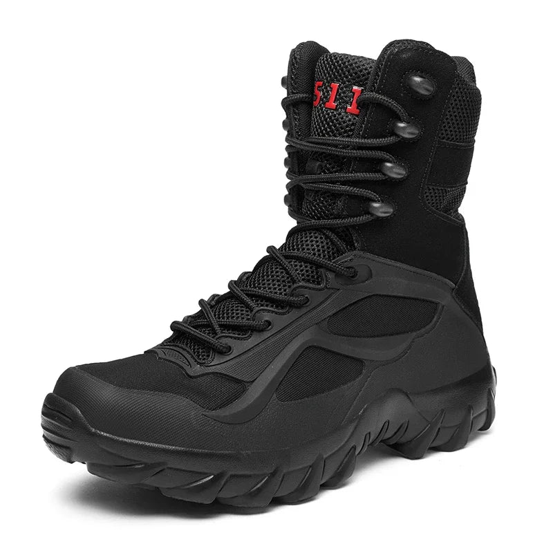 Men Tactical Boots Autumn Special Forces Military Field Man Boot Lightweight Outdoor Non-Slip Waterproof Shoes Zapatillas Hombre  Amaijoin