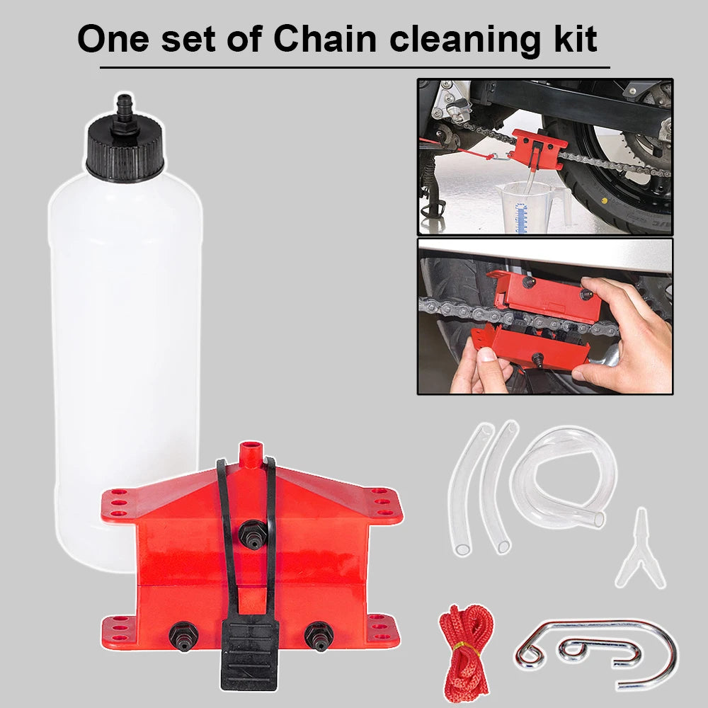 Chain Cleaner Portable Cycling Cleaning Kit Bicycle Scrubber Brushes Set Bike Wash Repair Tool for Mountain Road Motorcycle  Amaijoin