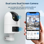 Load image into Gallery viewer, JOOAN 6MP 4K PTZ WiFi IP Camera 5G WIFI Dual Lens Outdoor Waterproof Security Camera Color Night AI Tracking CCTV Surveillance  Amaijoin
