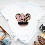 Load image into Gallery viewer, New T-shirts for Women Fashion Heart Minnie Print T Shirt Streetwear Clothes Kawaii Mickey Mouse Disney T Shirt Female Tops  Amaijoin
