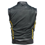 Load image into Gallery viewer, Sons of Anarchy Embroidery Motorcycle Vest Men Leather Sleeveless Jacket Real Cowhide Leather Club Riding Biker Vests M008  Amaijoin
