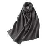 Load image into Gallery viewer, JulyPalette 100% Pure Cashmere Warm Scarf Women Winter Autumn Short Tassle Wool Wrap Pashmina Shawl Cashmere Scarves for Ladies  Amaijoin
