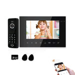 Load image into Gallery viewer, 1080P System  7 Inch Tuya Video intercom Wireless WiFi password Door Home Video Doorbell With RFID Unlock Motion Detection  Amaijoin
