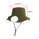 Load image into Gallery viewer, Fan Cooling Hat Breathable Fisherman Hat with Fan for Women Adults Climbing  Amaijoin
