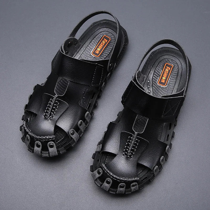 Lightweight for Men Hollow Out Driving Shoes 2023 New Arrival Summer Luxury Sandals Beach Male Cool Comfortable Sandals Men Shoe  Amaijoin