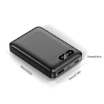 Load image into Gallery viewer, New 10000mAh Smart Power Bank 5V/2.1A USB Output Mini External Battery Pack With LED Lighting For Heating Vests Jackets Socks  Amaijoin
