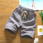 Load image into Gallery viewer, Summer Capris Cotton Hemp Shorts Men&#39;s Thin Casual Loose Large Shorts  Amaijoin
