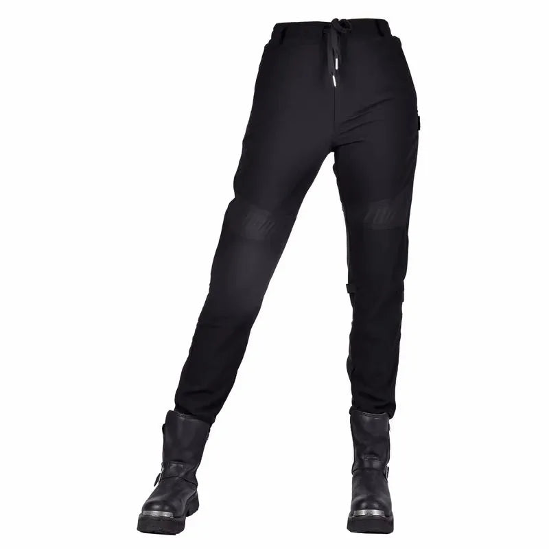 Female Knight Elastic Breathable Motorcycle Women Jeans High Waist Sexy Racing Road Rider Summer Riding Casual Fashion Pants  Amaijoin