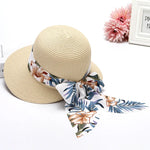 Load image into Gallery viewer, Beach hat for women summer Bohemian sun protection straw hat bowkont visor sun hat sombrero Big eaves straw woven fisherman hat  Amaijoin
