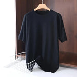 Load image into Gallery viewer, Superfine Merino Wool T shirt Men Base Layer Merino Shirt Wicking Breathable Thin Cashmere Vest T-shirt Tops  Amaijoin
