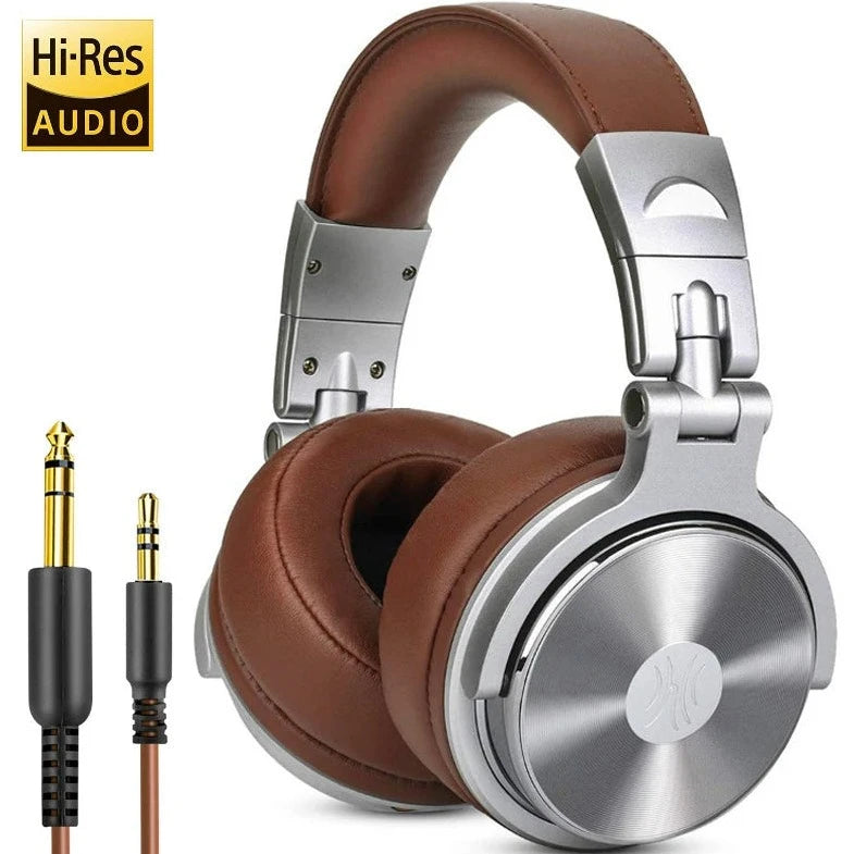 Oneodio Wired Professional Studio Pro DJ Headphones With Microphone Over Ear HiFi Monitor Music Headset Earphone For Phone PC  Amaijoin