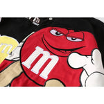 Load image into Gallery viewer, Women Baseball Jacket Men Heavy Industry M&amp;M Letter Embroidery Bomber Jackets Loose Coat Unisex Autumn Winter Motorcycle Outwear  Amaijoin
