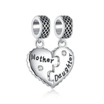 Carregue a imagem no visualizador da Galeria, Double Layered Pendant Series 925 Sterling Silver Love Family Friendship Pet Pendant Fit Pandora Bracelet Boutique Jewelry Gifts  Amaijoin
