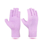 Load image into Gallery viewer, Relieve Hand Discomfort with 1pair Fingerless Compression Gloves  Amaijoin
