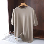 Load image into Gallery viewer, Superfine Merino Wool T shirt Men Base Layer Merino Shirt Wicking Breathable Thin Cashmere Vest T-shirt Tops  Amaijoin
