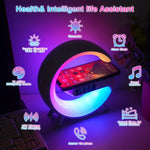 Load image into Gallery viewer, Multifunction Wireless Charger Pad Stand Speaker RGB TF Night Light 15W Fast Charging Station for iPhone Samsung Xiaomi Huawei  Amaijoin
